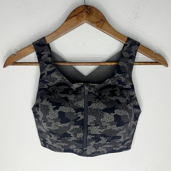 Lululemon Enlite Bra Zip Front High Support Camo - Picture 6 of 11
